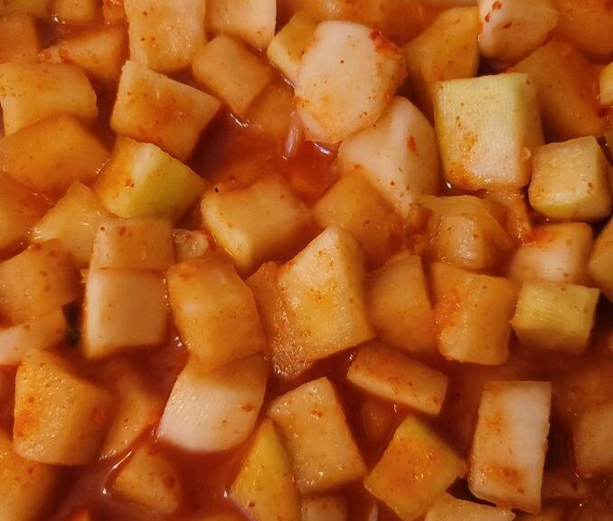 아삭한 매력! 깍두기