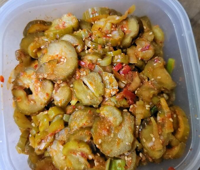 아삭아삭 맛있는 오이지무침