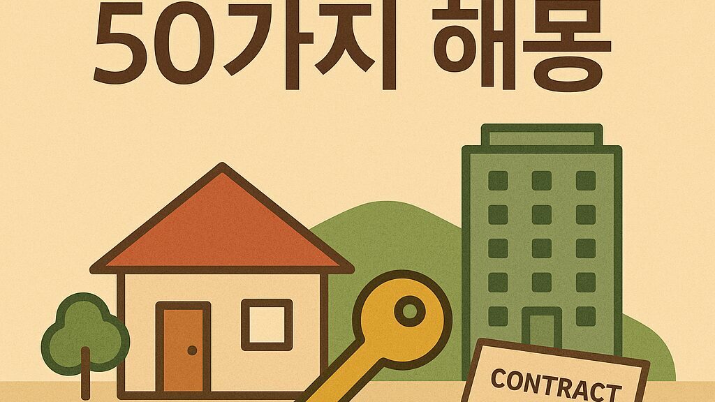 🏠 집·부동산 길몽 50가지 해몽