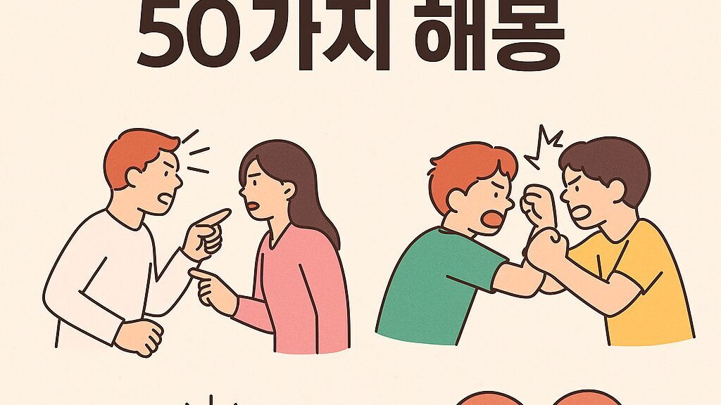 갈등·싸움 흉몽 50가지 해몽