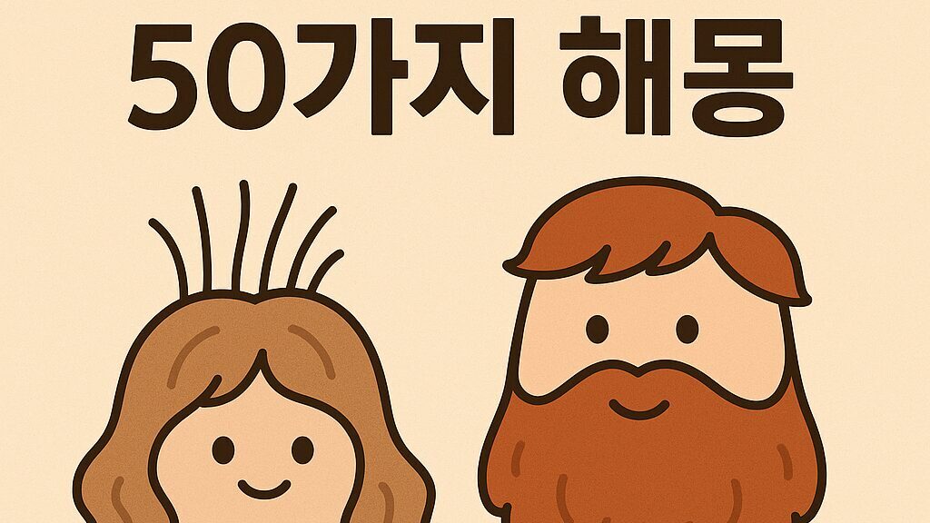 털·수염 꿈 50가지 해몽