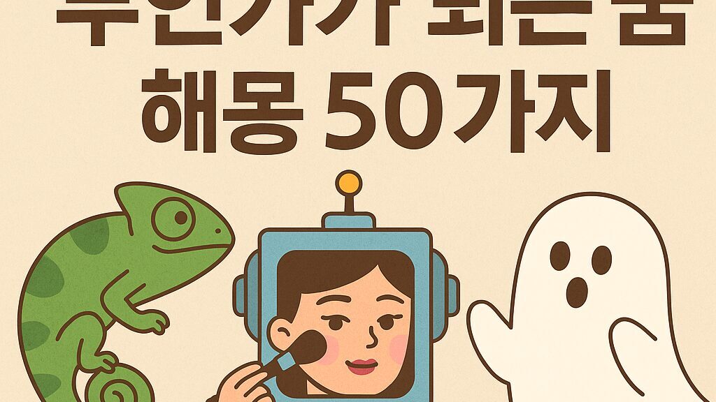 내가 다른 무언가가 되는꿈 해몽 50가지