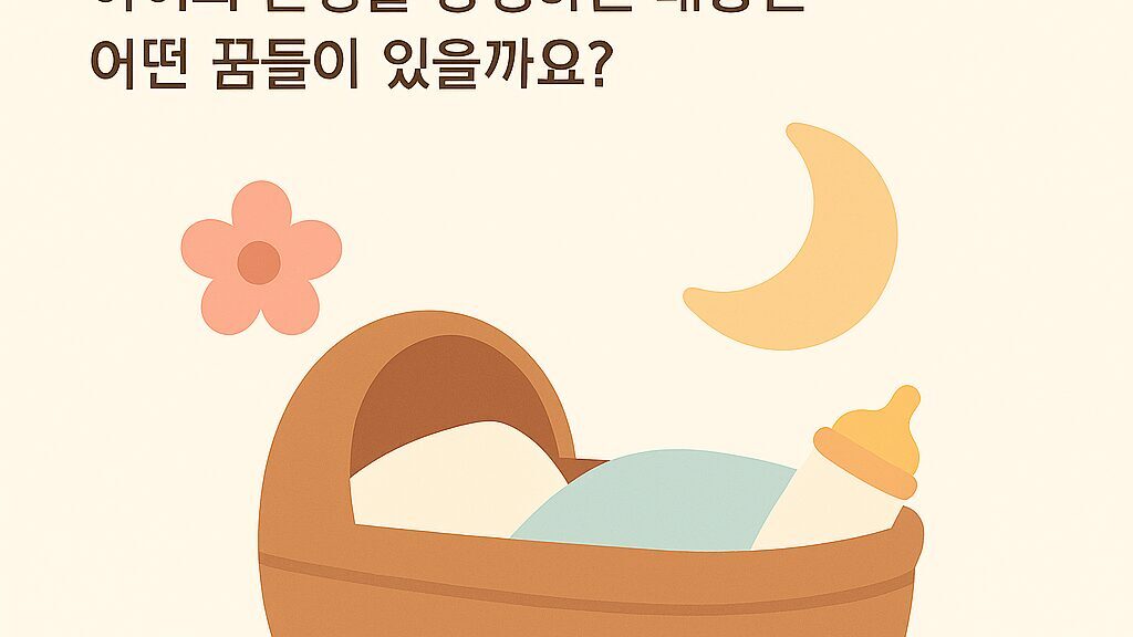 태몽 꿈 해몽 50가지