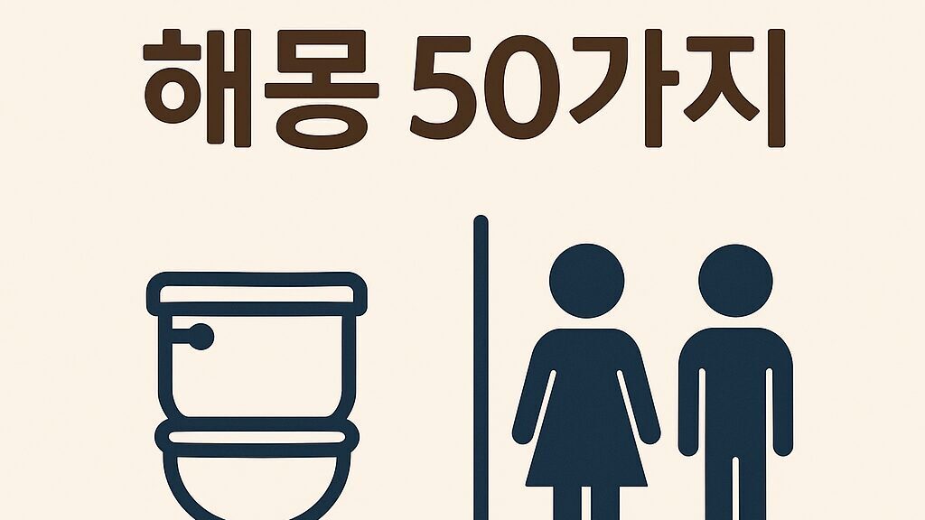 소변꿈 해몽 50가지