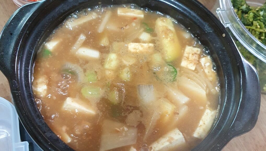 된장찌개 만들기