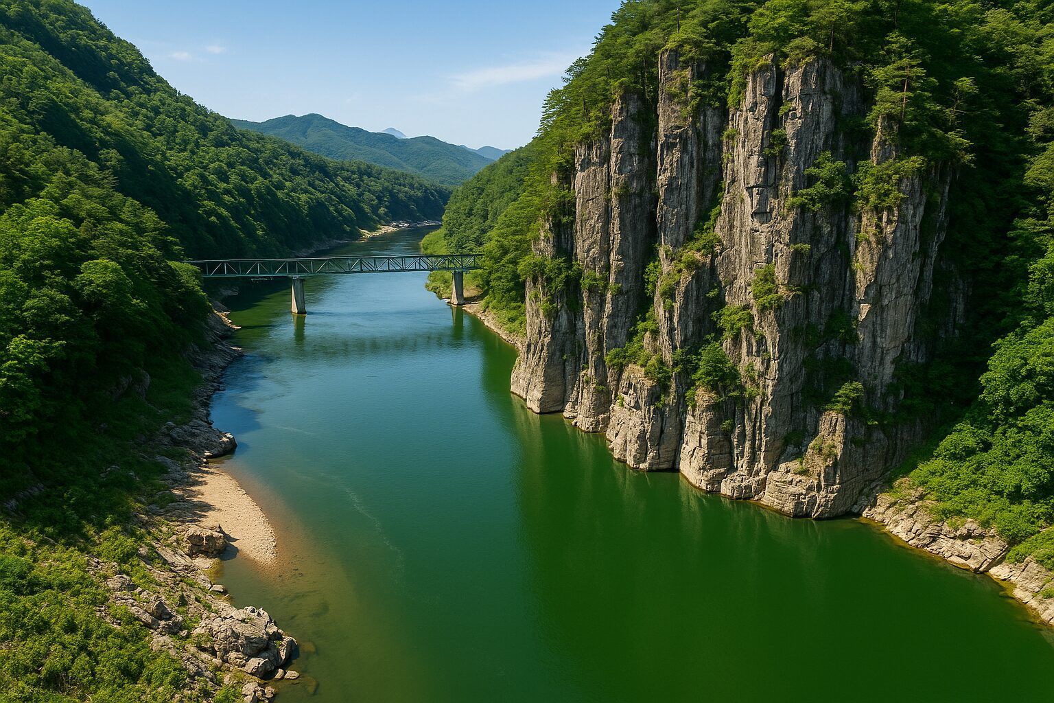 🏞️ 영월 동강 절벽 – 기암괴석과 강이 빚은 절경 - YummyLucky