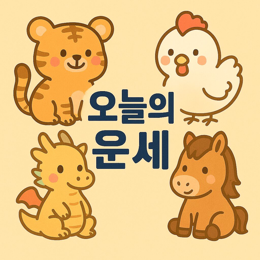 🌞 띠별 오늘의 운세 – 2025년 10월 2일 (목요일)