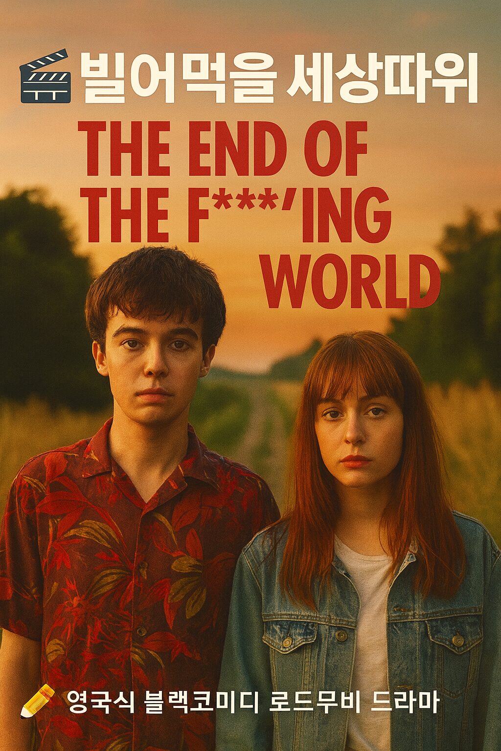 🎬 빌어먹을 세상따위 (The End of the F***ing World) – 영국식 블랙코미디 로드무비 드라마 소개
