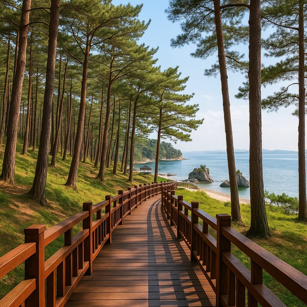 태안 안면도 자연휴양림 – 숲과 바다가 만나는 힐링 공간