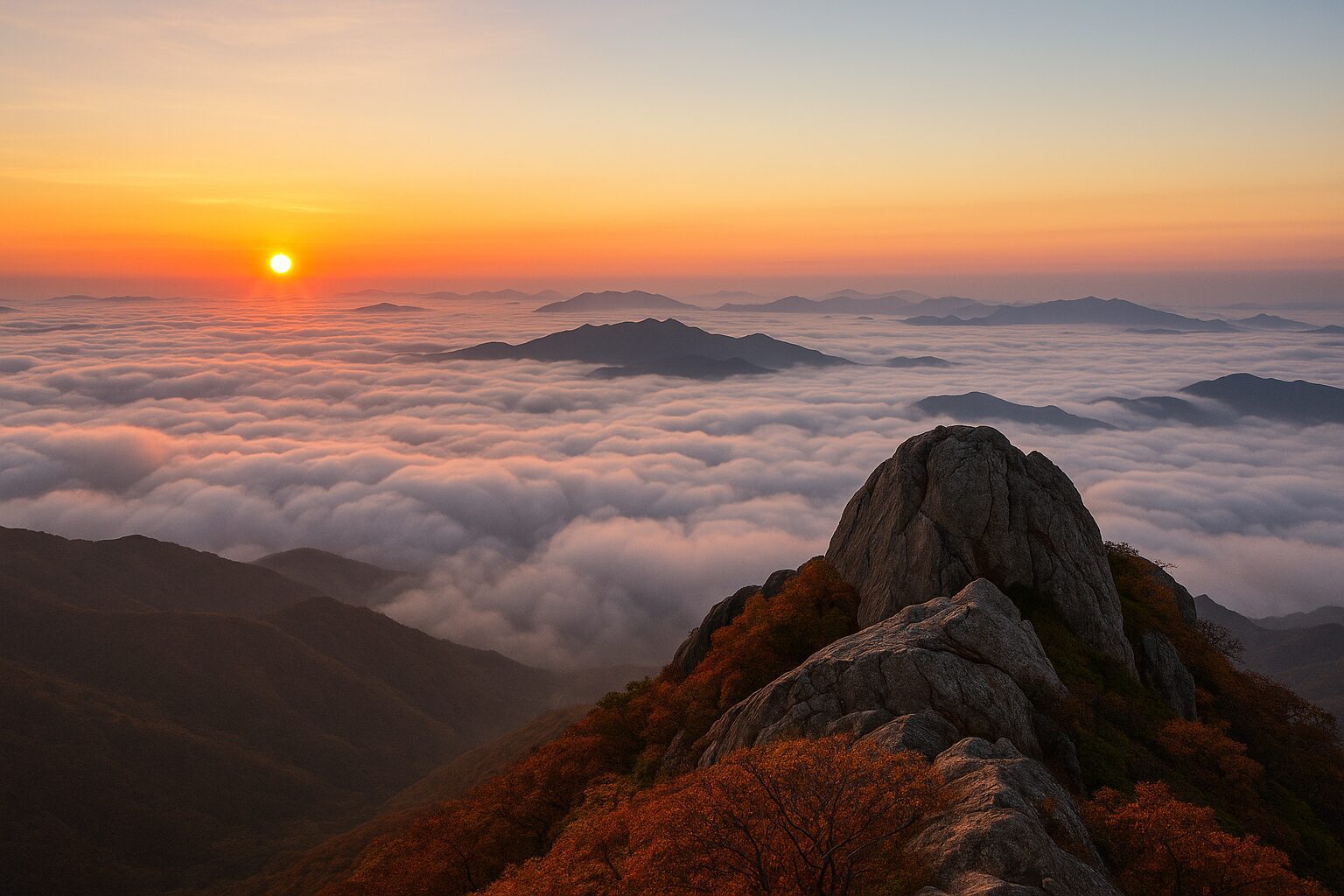 ⛰ 지리산 반야봉 – 운해가 펼쳐지는 절경의 봉우리 - YummyLucky