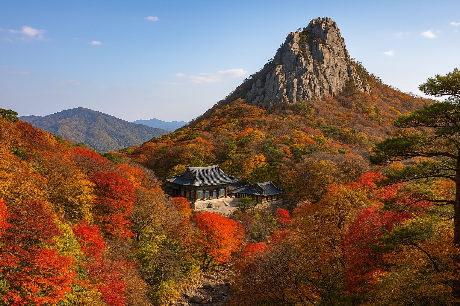 계룡산 – 관음봉과 갑사가 빚어낸 신령한 풍경