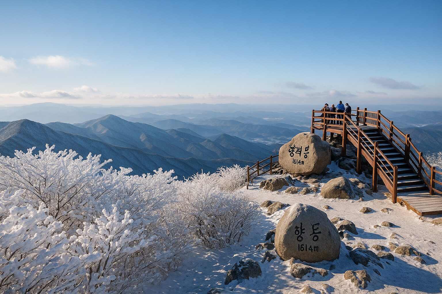 덕유산- 향적봉과 눈꽃 설경이 빚어낸 겨울 명산