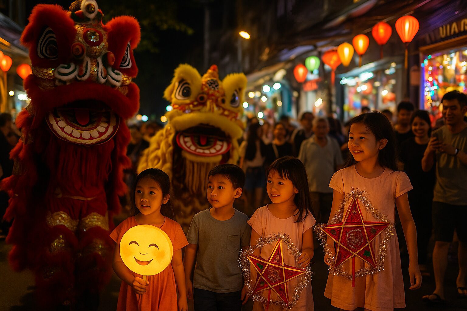 베트남 중추절 (Vietnam Mid-Autumn Festival) – 달빛 아래에서 웃는 가족의 축제