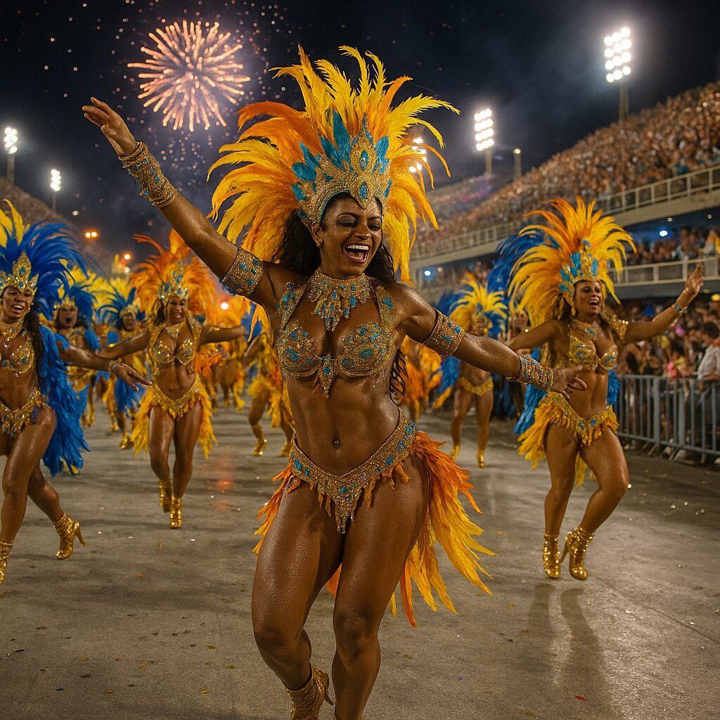 브라질 리우 카니발 (Rio Carnival) – 삼바 리듬에 물든 세계 최대 축제