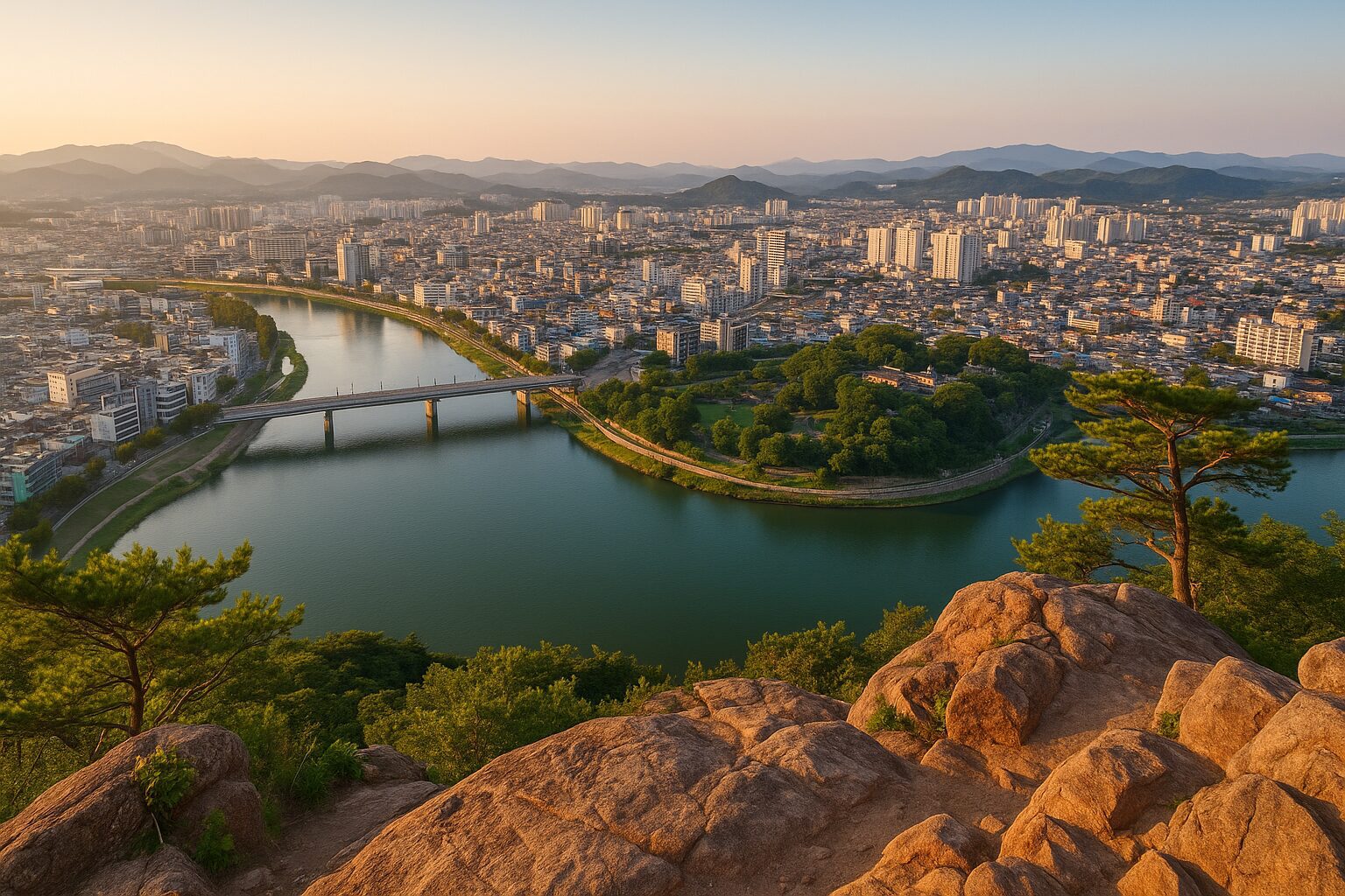 비봉산 – 남강을 굽어보는 도심 속 명산