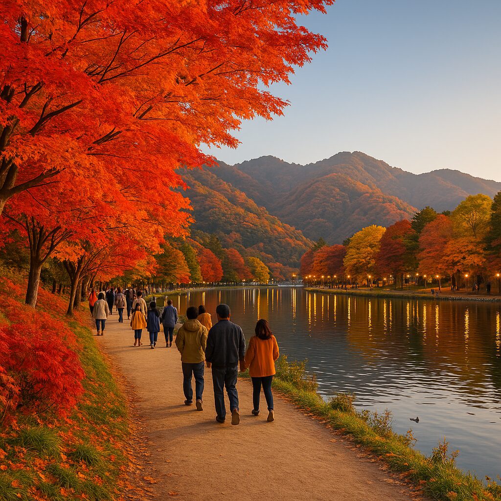 🍁 속초 단풍문화제 – 설악의 가을빛이 물드는 순간 붉은 단풍과 푸른 바다가 어우러지는 속초의 가을! 음악과 문화, 자연이 함께하는 감성 가을축제예요. 🍂