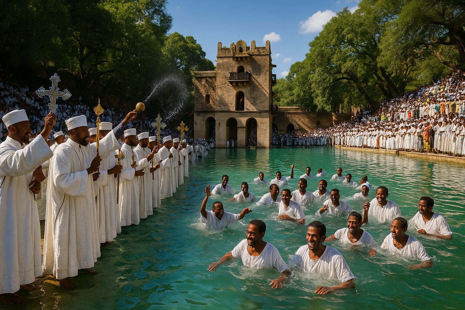 에티오피아 팀카트 축제 (Timkat Festival) – 신앙과 물의 축복이 깃든 날 💧⛪