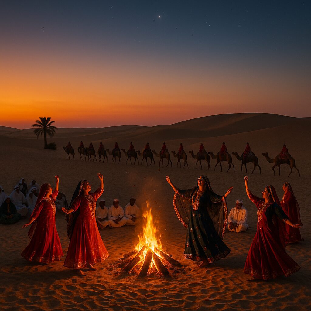 카타르 사막 문화축제 (Qatar Desert Festival) – 모래 위의 전통과 예술이 춤추다