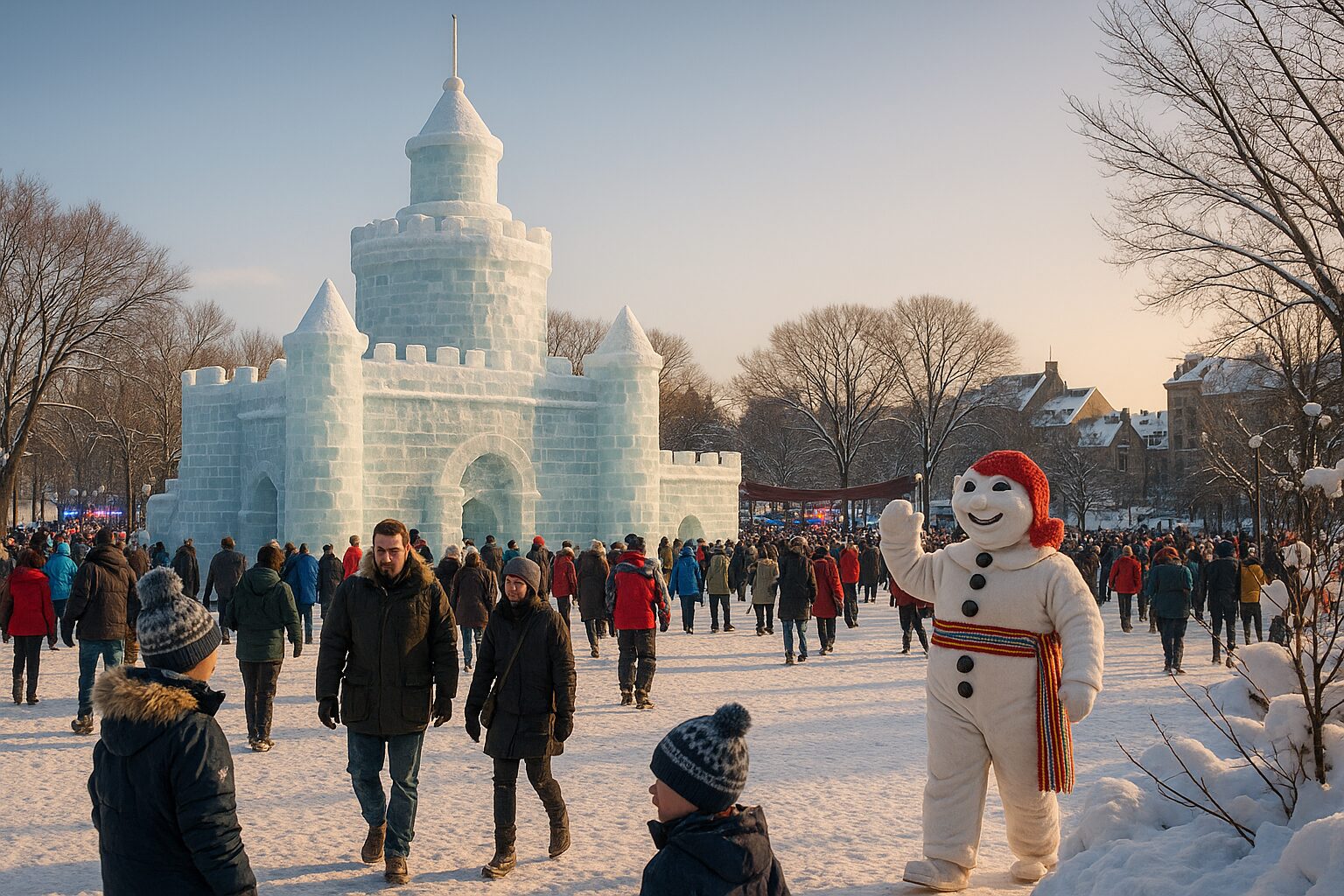 캐나다 퀘벡 겨울 카니발 (Quebec Winter Carnival) – 눈과 얼음 위의 북국 축제