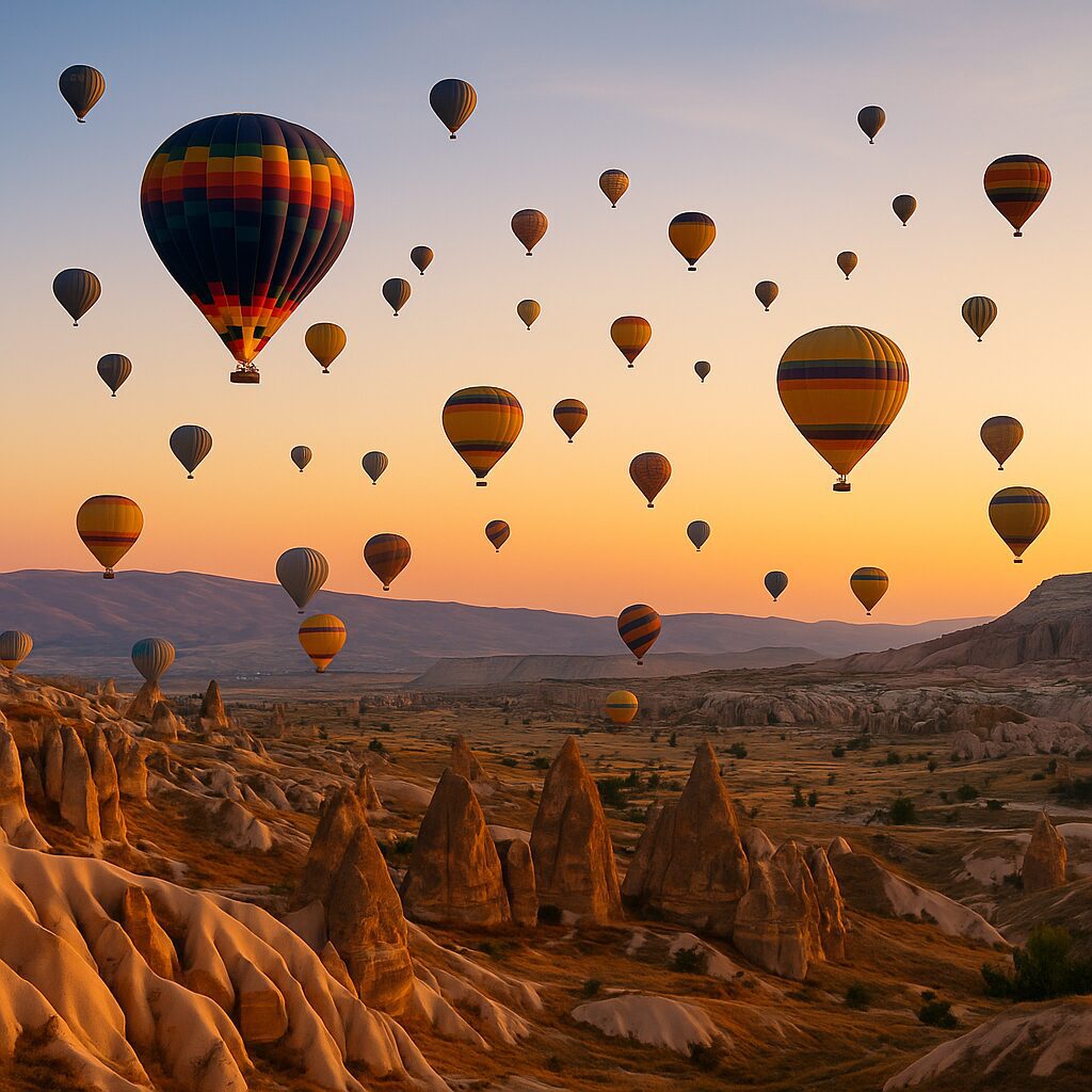 터키 카파도키아 열기구축제 (Cappadocia Hot Air Balloon Festival) – 하늘 위의 예술, 바람을 타는 꿈