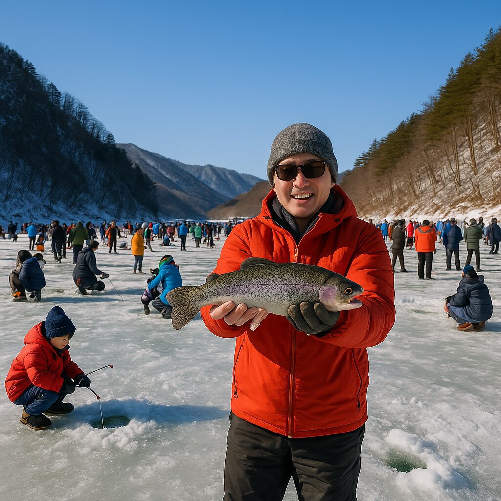 평창 송어축제 – 얼음 위의 겨울 손맛 축제