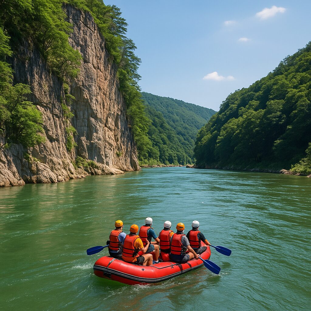 🚣‍♂️ 영월 동강래프팅축제 – 시원한 강물 위, 여름의 짜릿한 질주