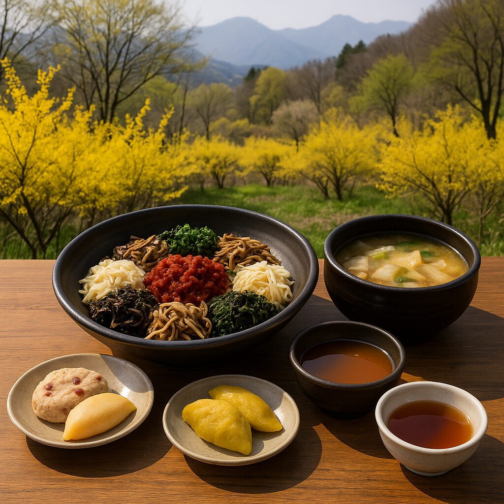 구례 산수유음식축제 – 노란 산수유 꽃길과 함께 즐기는 따뜻한 구례 밥상