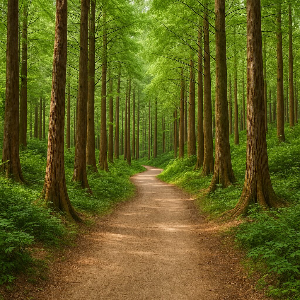 남해 편백자연휴양림 – 피톤치드 가득한 힐링의 숲