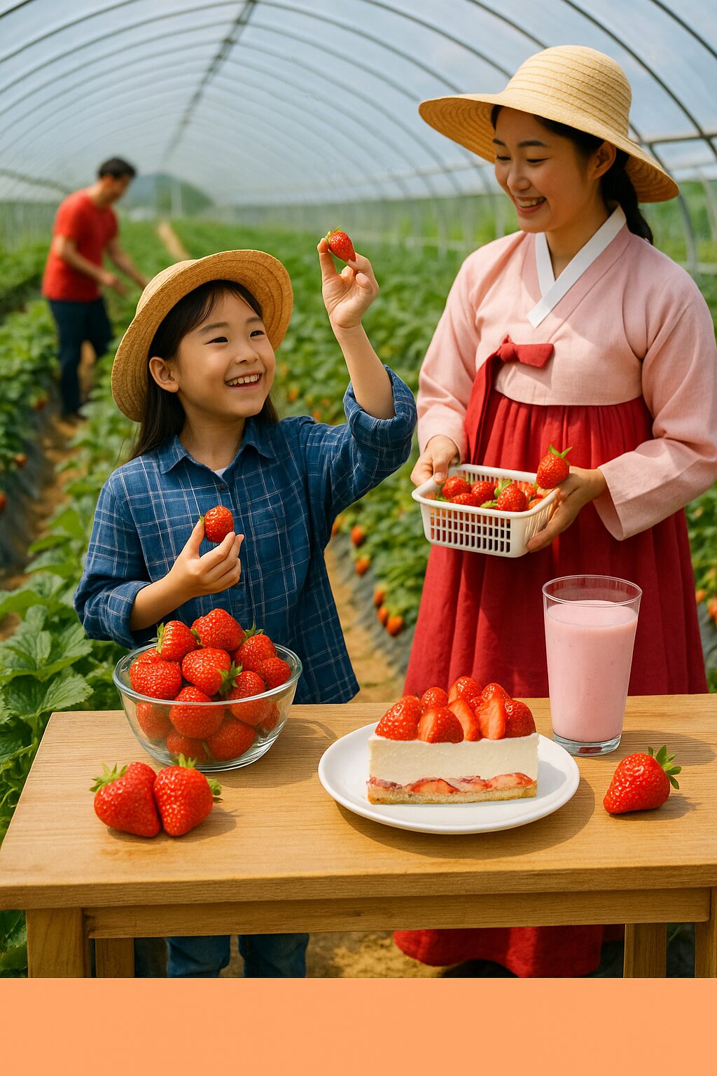 🍓 논산 딸기축제 – 봄 향기 속 달콤한 딸기 미식여행 직접 따고 맛보는 논산의 신선한 딸기 체험! 가족과 함께 즐기는 달콤한 봄날의 향기.