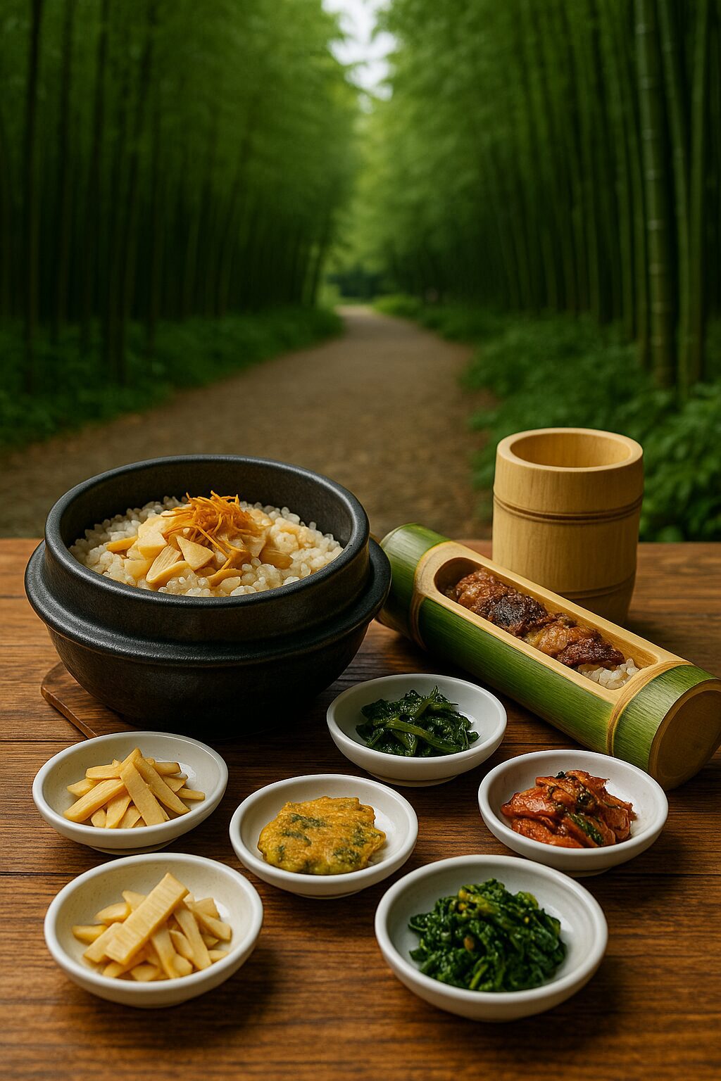 담양 대나무·죽순가을밥상 – 풍미 가득한 죽순 요리와 대나무 향의 가을 미식 여행