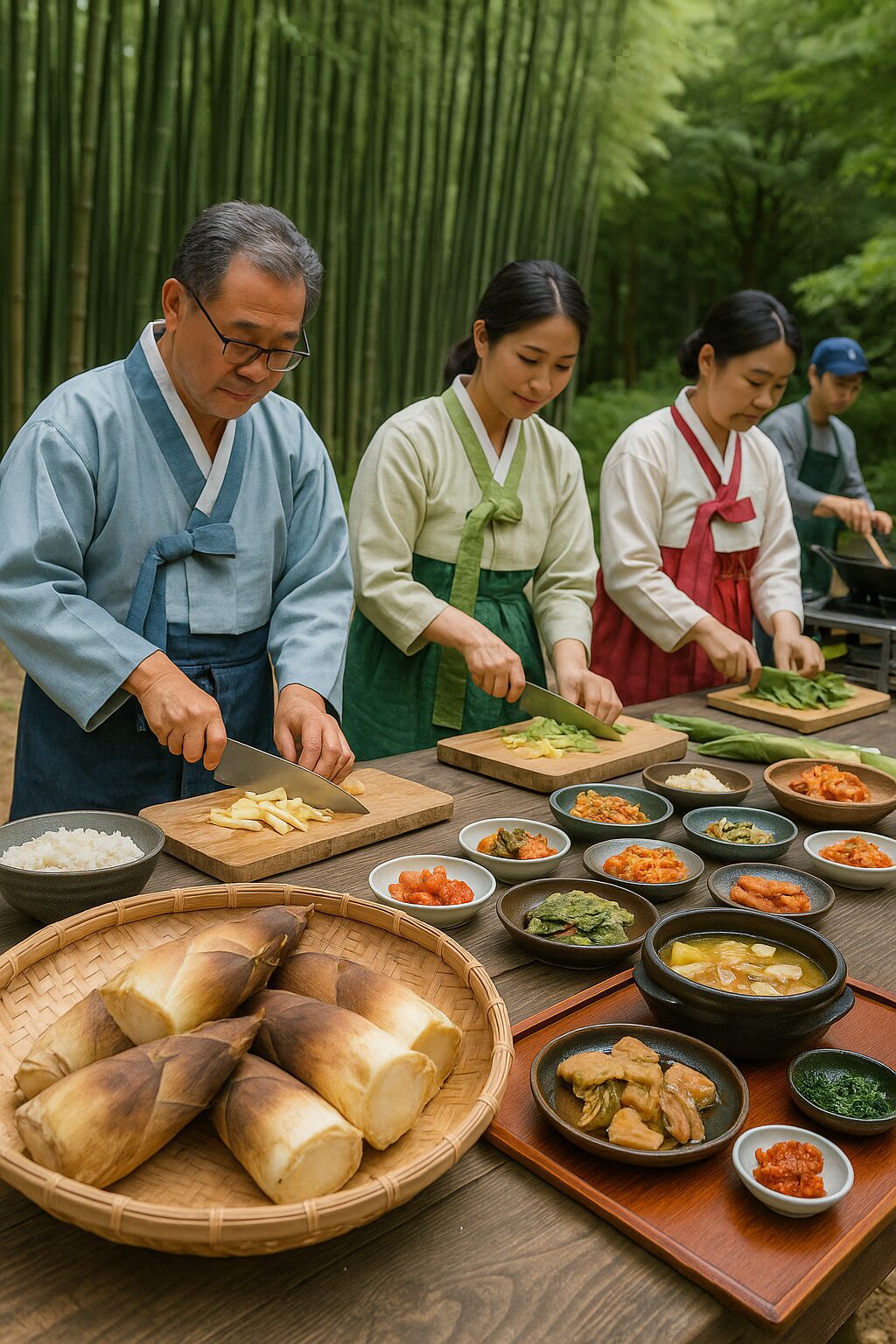 담양죽순요리축제 – 대나무숲 향기 속에 즐기는 죽순 미식여행