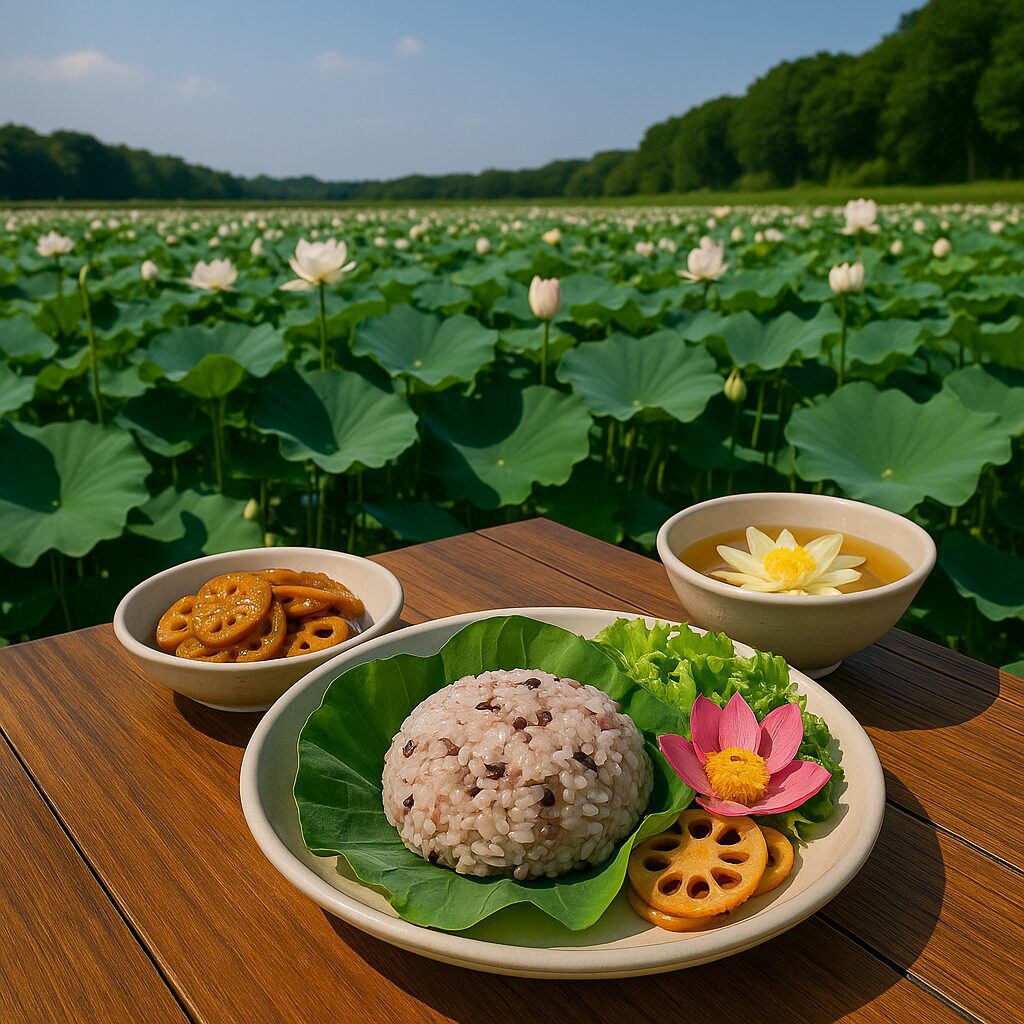 무안 연꽃밥상축제 – 향긋한 연잎과 밥 한 그릇의 힐링