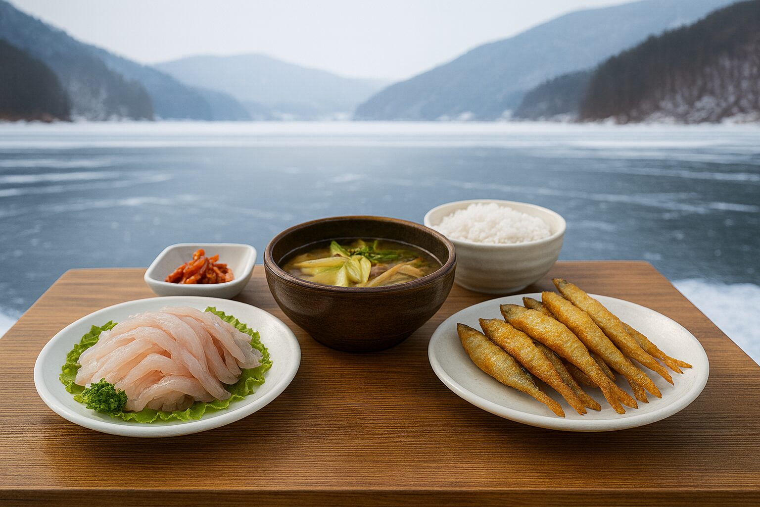 인제 빙어밥상축제 – 얼음 속에서 맛보는 인제의 겨울 빙어 한상