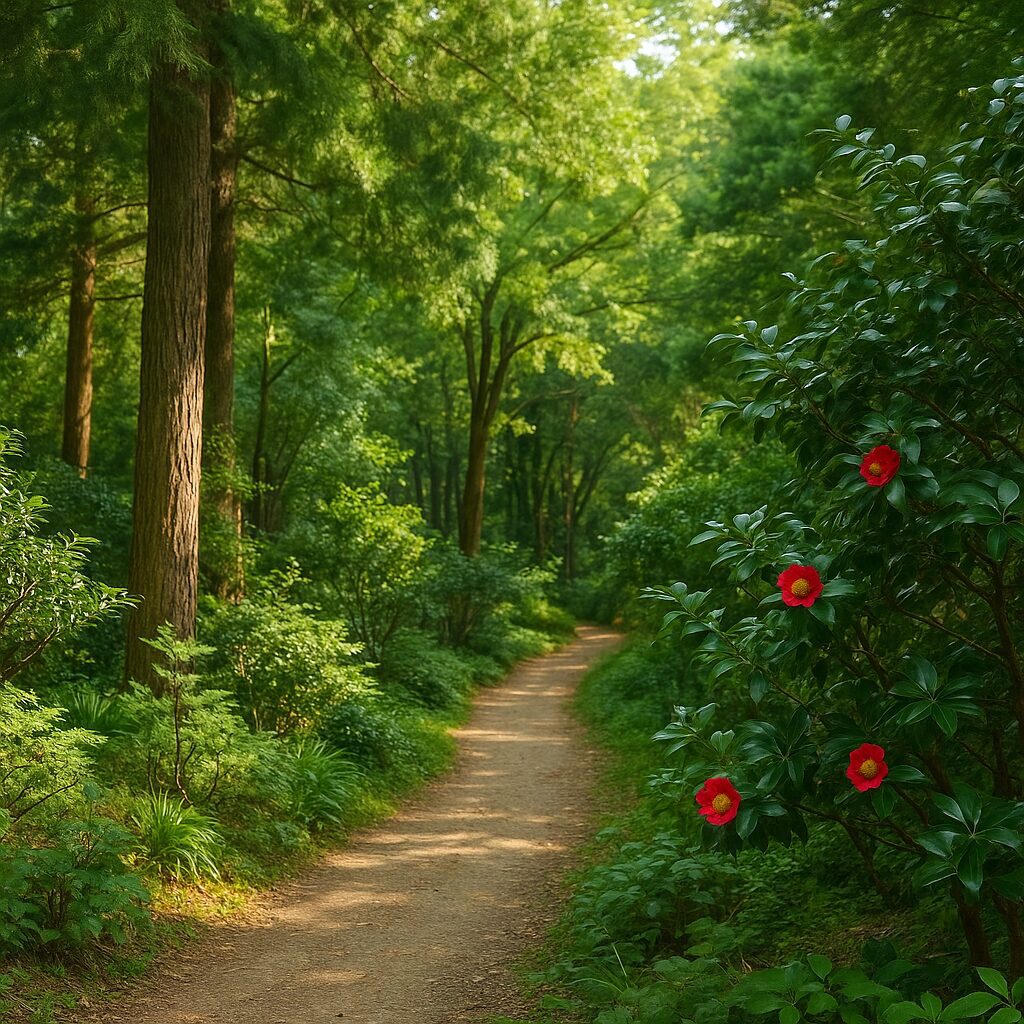 진도난대수목원 – 남도의 따뜻한 기운을 품은 숲의 보석