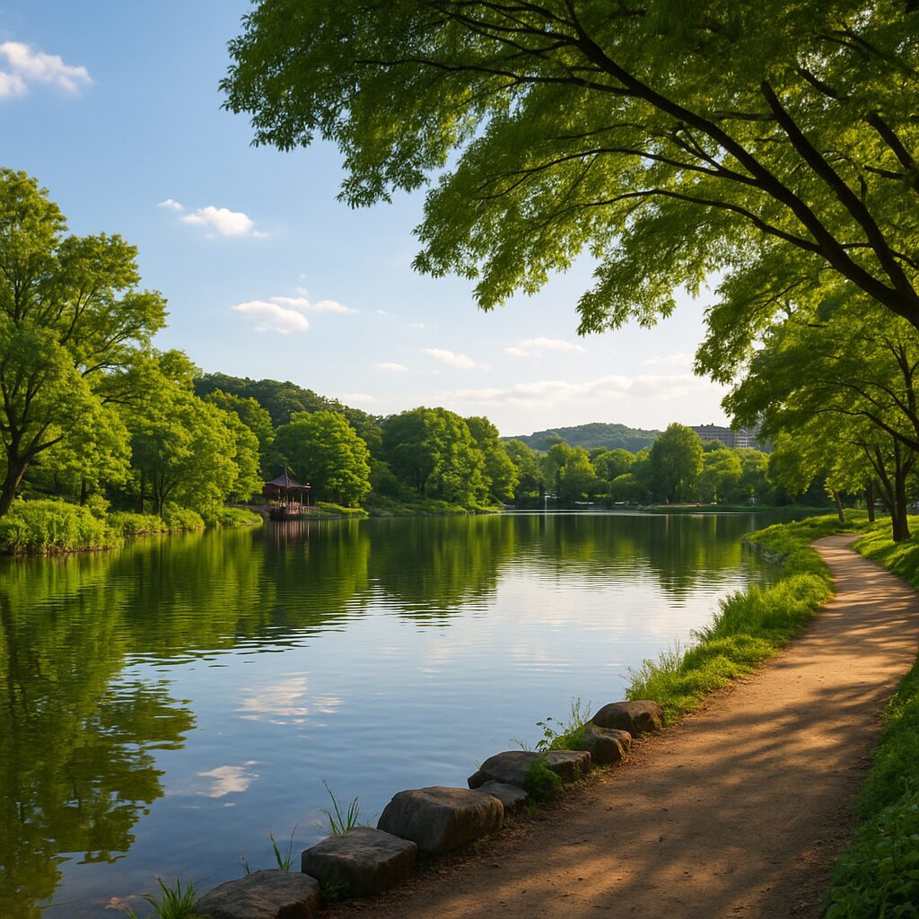 창원용지호생태원 – 호수와 숲이 어우러진 도시 속 자연정원