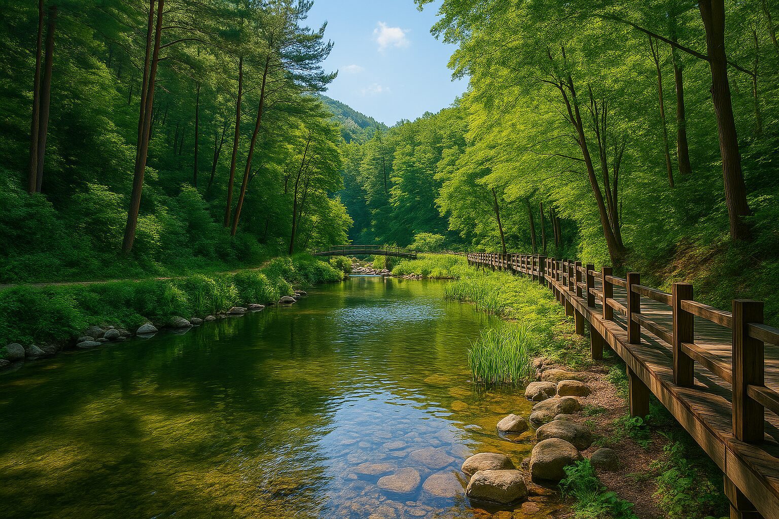 태백 황지생태수목원 – 샘물의 도시에서 피어난 생명의 정원