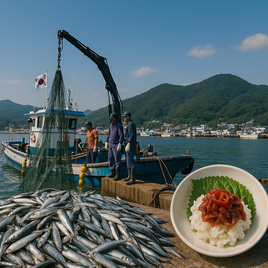 🐟 통영 멸치축제 – 은빛 멸치와 바다의 봄 미식여행 갓 잡은 멸치회와 멸치쌈밥을 맛보는 통영의 향토축제! 푸른 바다와 어우러진 남해의 봄 향연.