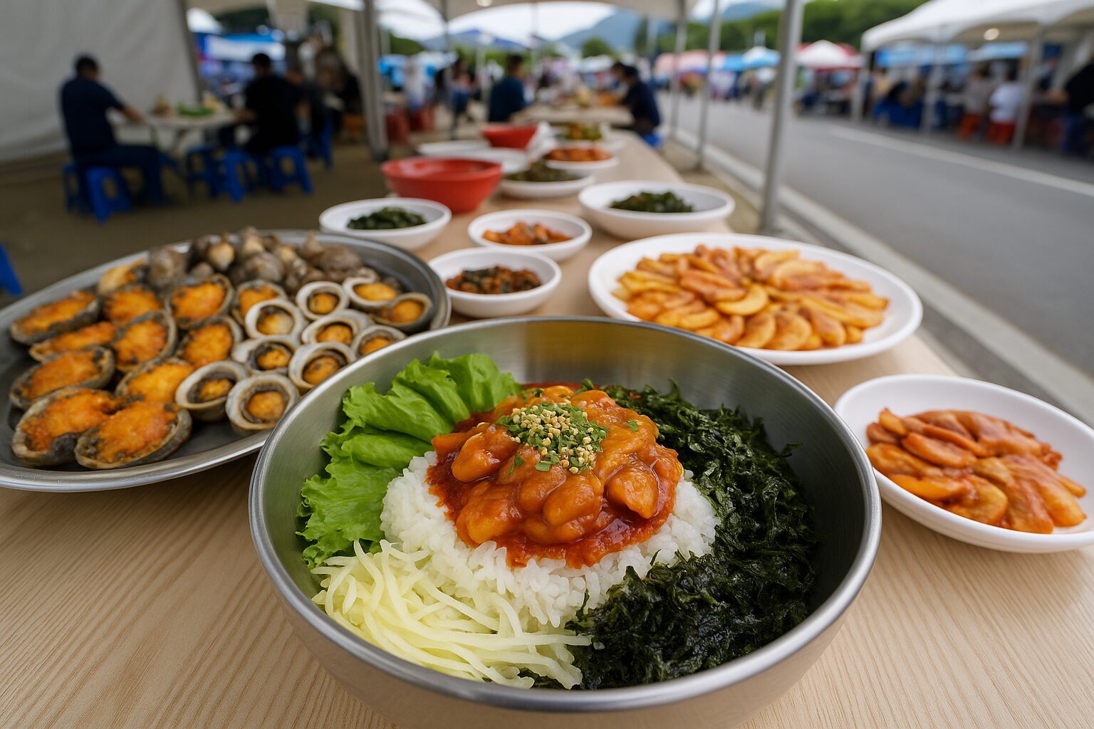 🐚 통영 멍게비빔밥축제 – 바다의 향기와 여름의 맛이 어우러진 통영의 미식축제 싱싱한 멍게비빔밥과 해산물 요리로 즐기는 여름 바다 밥상!