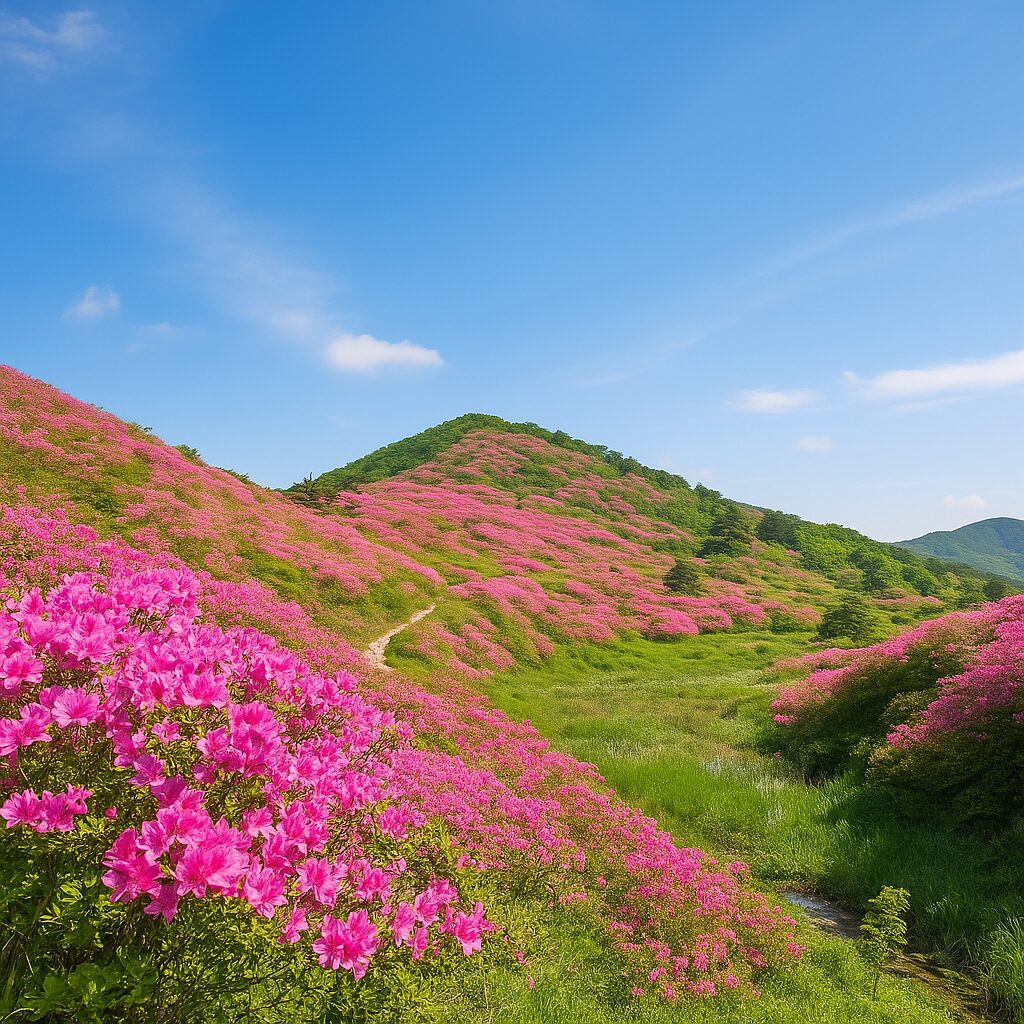 합천 황매산수목원 – 철쭉꽃의 향연이 펼쳐지는 하늘정원