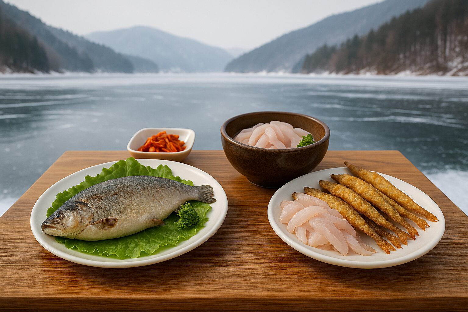 화천 산천어축제 푸드존 – 겨울 얼음 축제에서 만나는 산천어 미식 한상