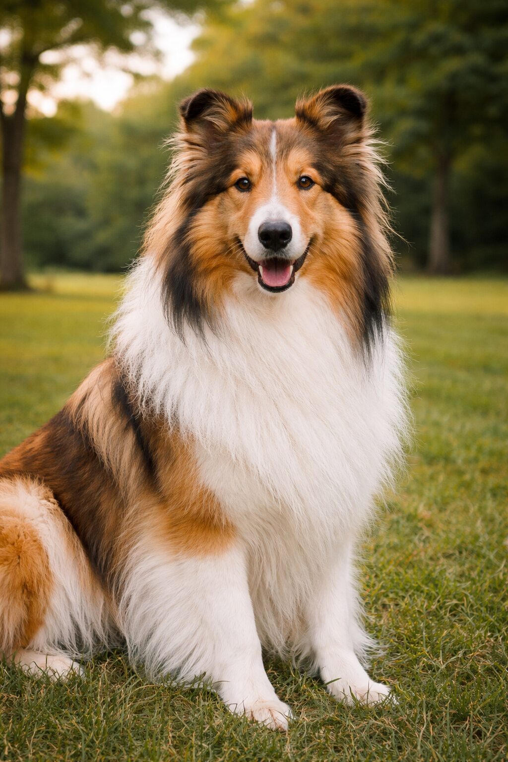 러프콜리 – 지적이고 온화한 성격