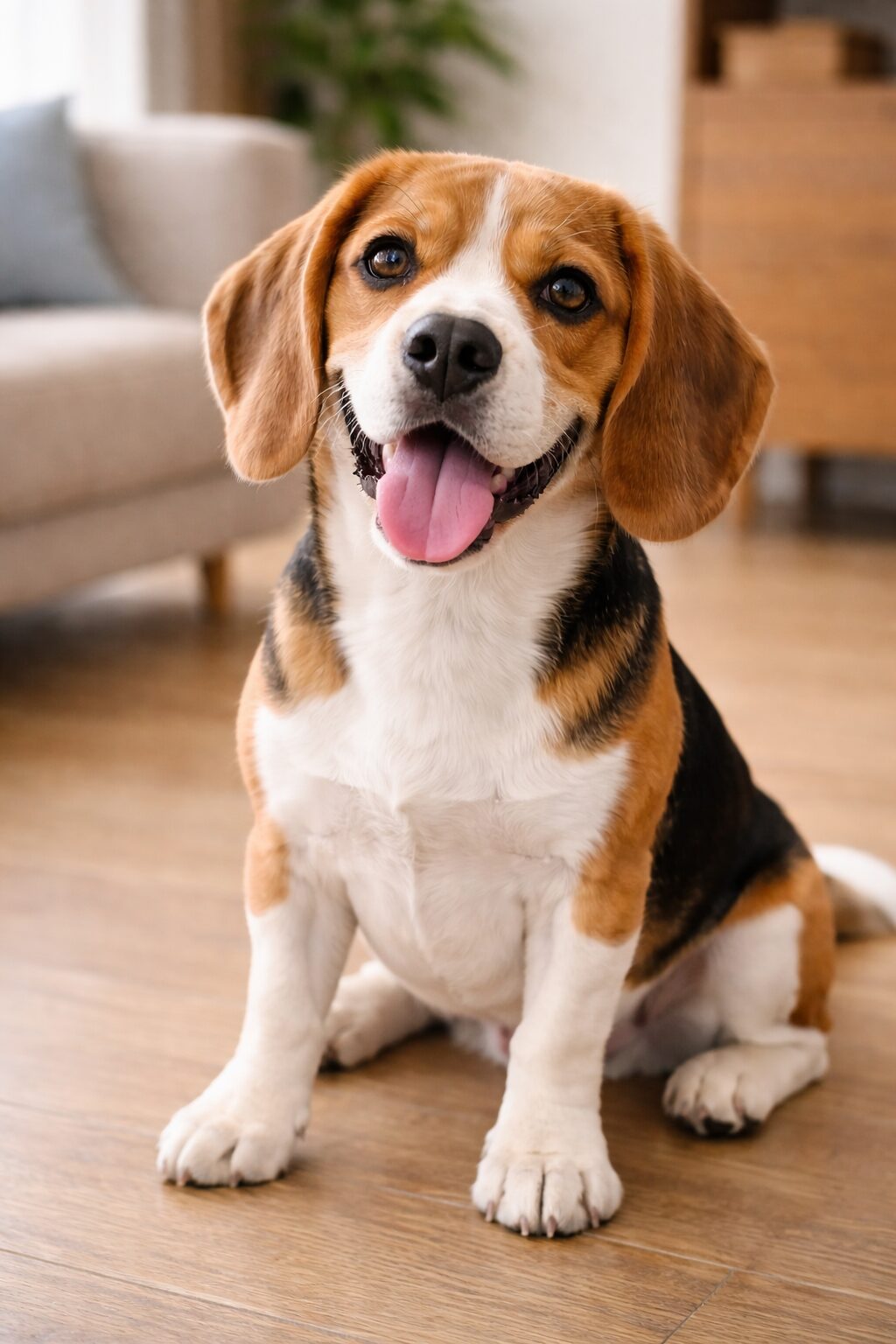 비글 – 후각이 뛰어나고 활동량 많음