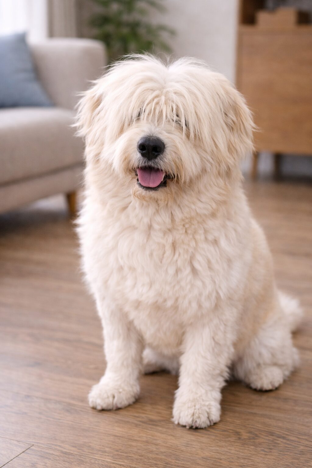 삽살개 – 온순하고 사람을 잘 따름