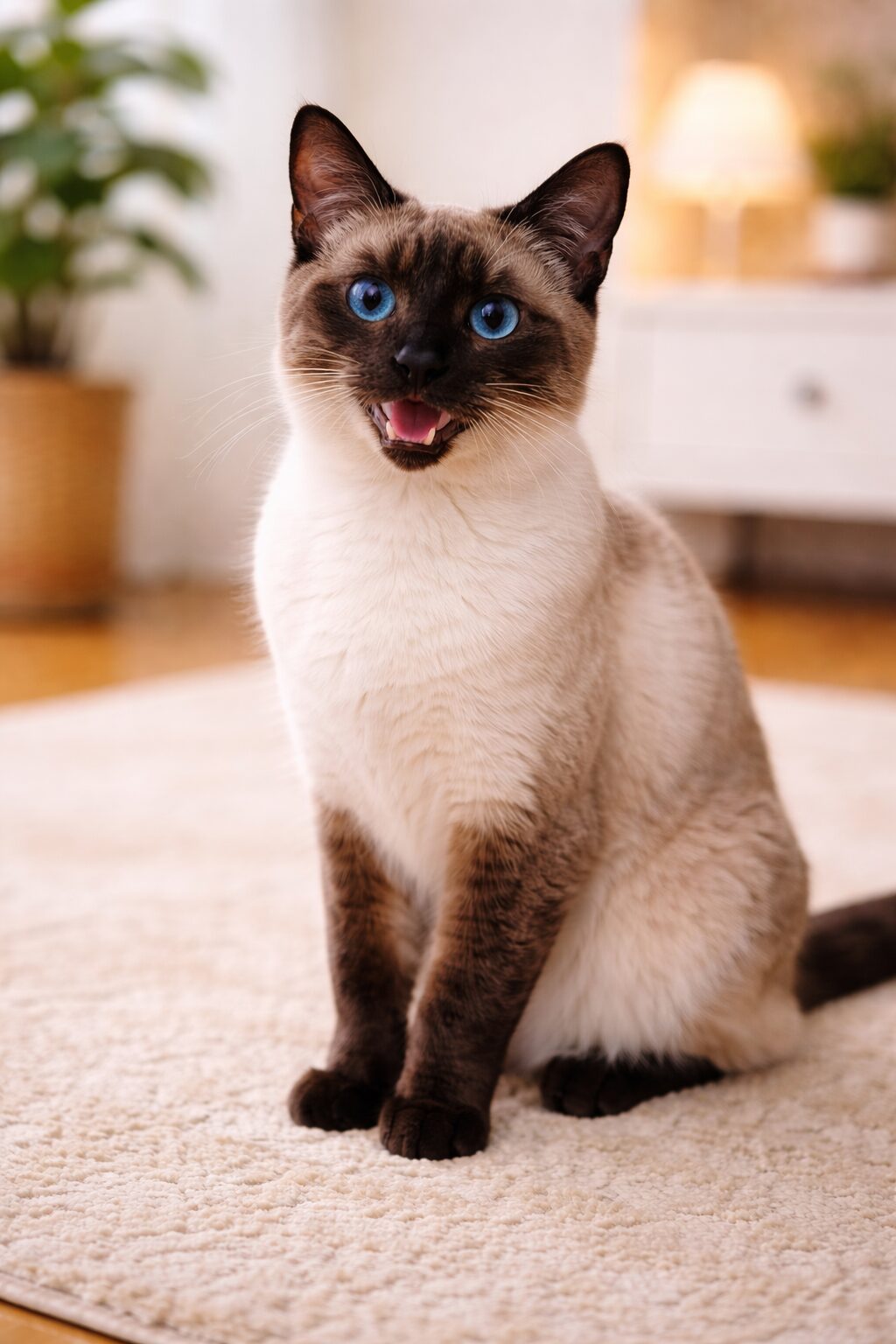 샴 – 수다스럽고 애정 표현 풍부