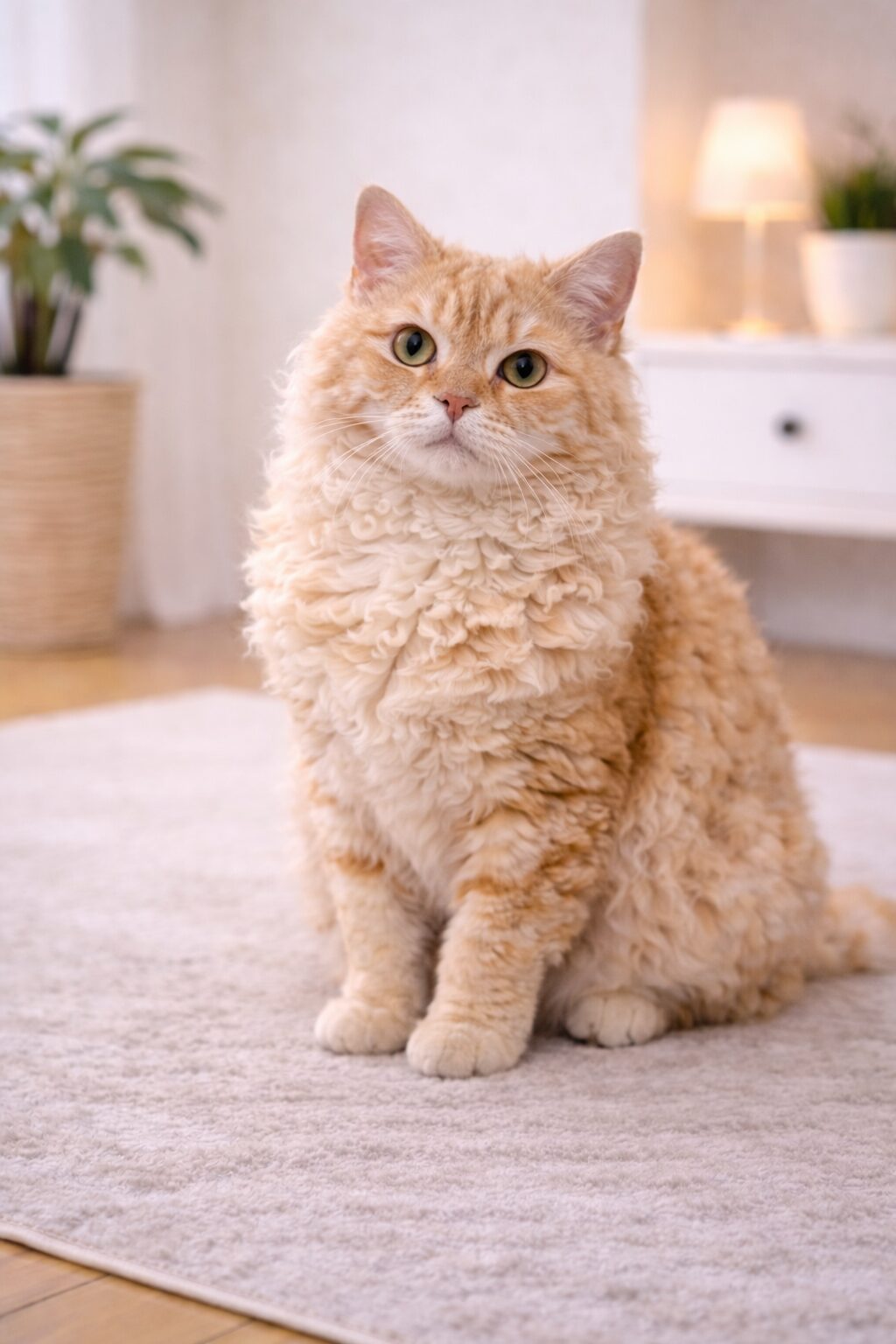 셀커크렉스 – 풍성한 곱슬 털