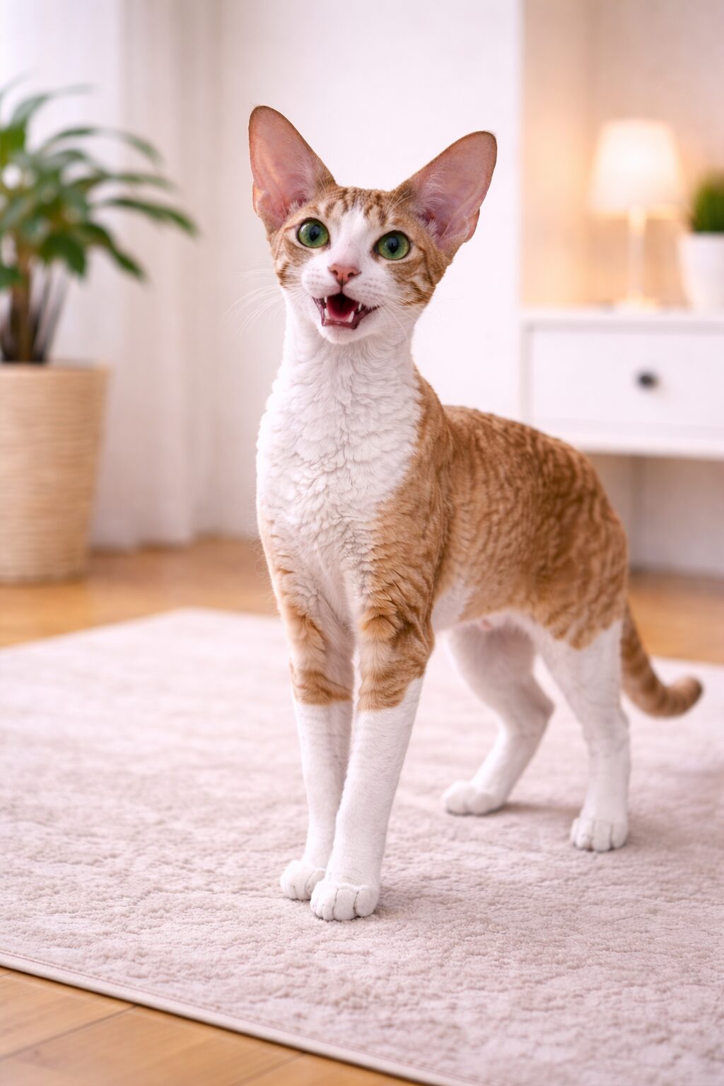 코니시렉스 – 마른 체형, 활동적