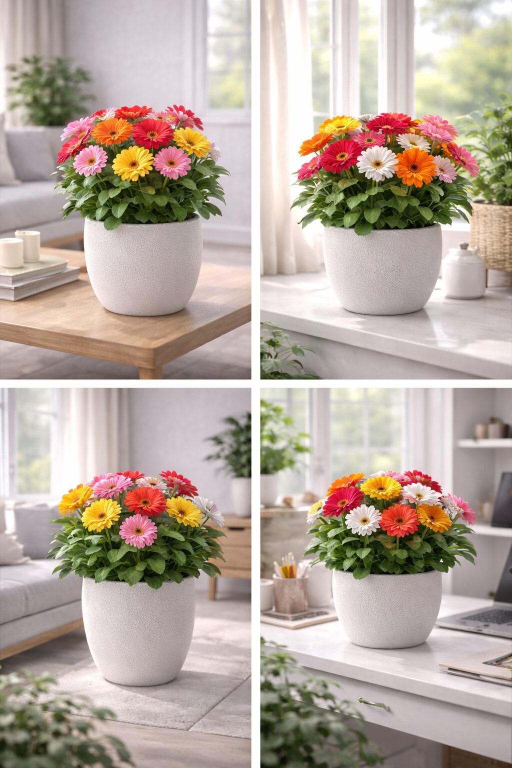 거베라 – 실내 공기 개선에 좋은 꽃 식물