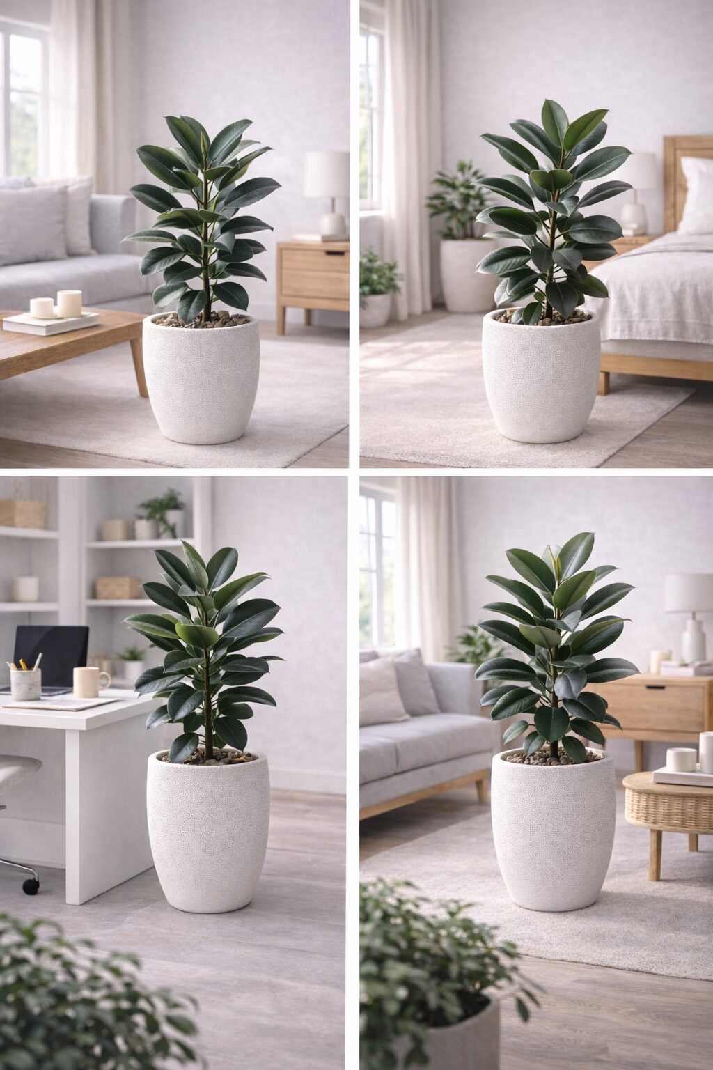 고무나무 – 초보자도 쉽게 키우는 공기정화 식물