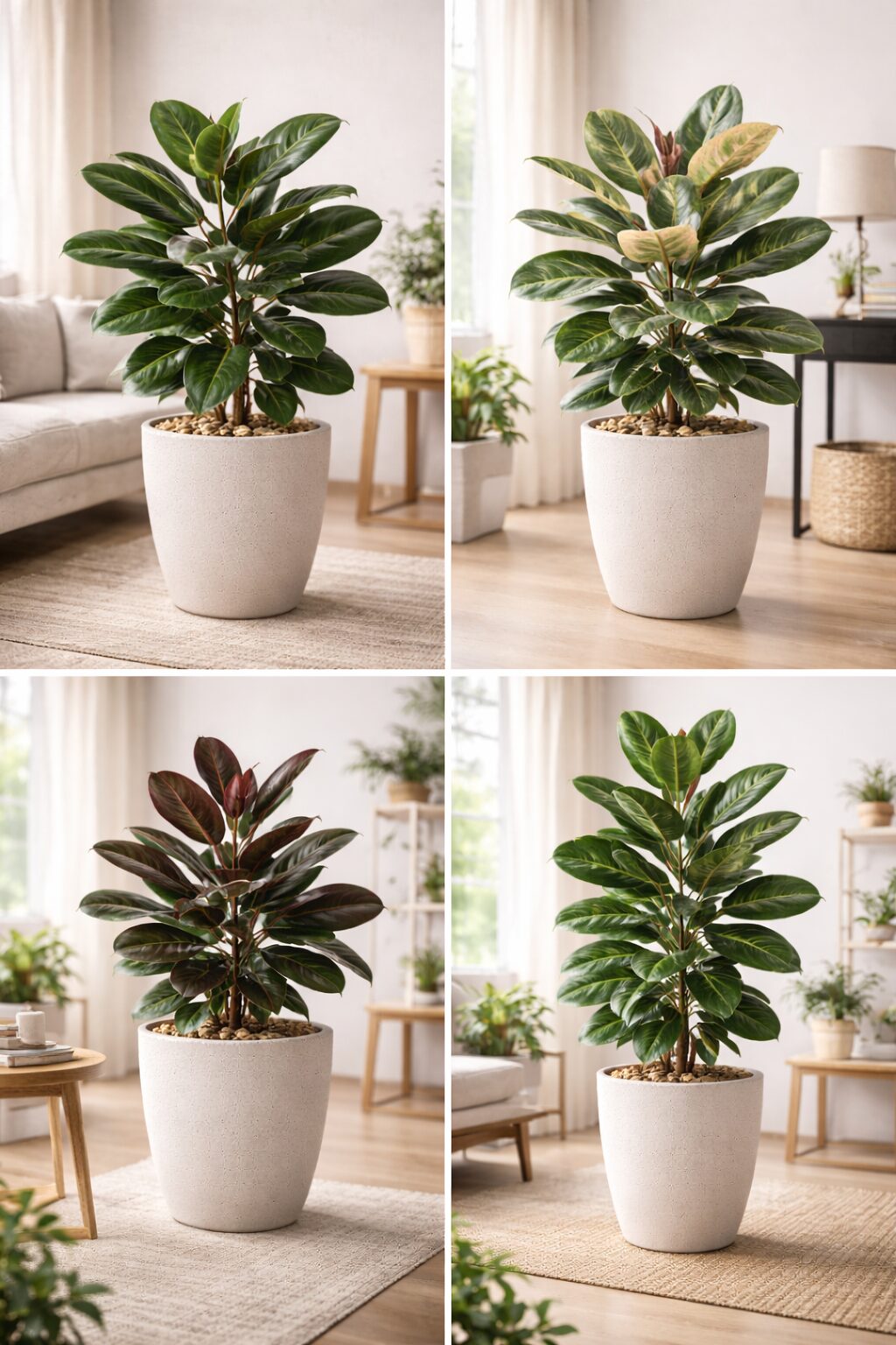 고무나무 – 초보자도 쉽게 키우는 인기 인테리어 식물