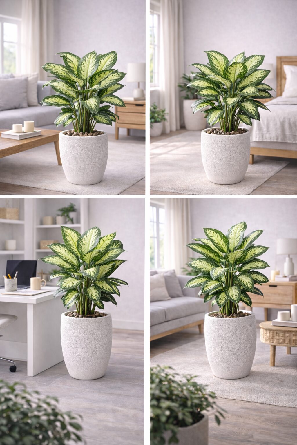 디펜바키아 – 실내 공기 개선에 도움